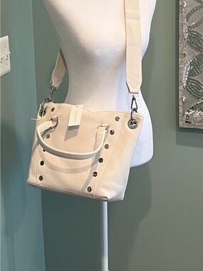 NWT Hammitt Daniel Medium Leather Crossbody Satchel Bag
